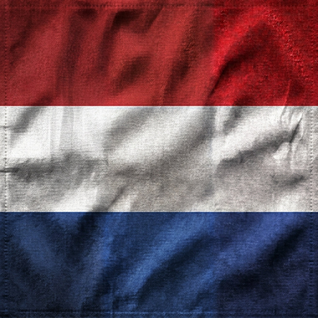 Close up of dutch flag