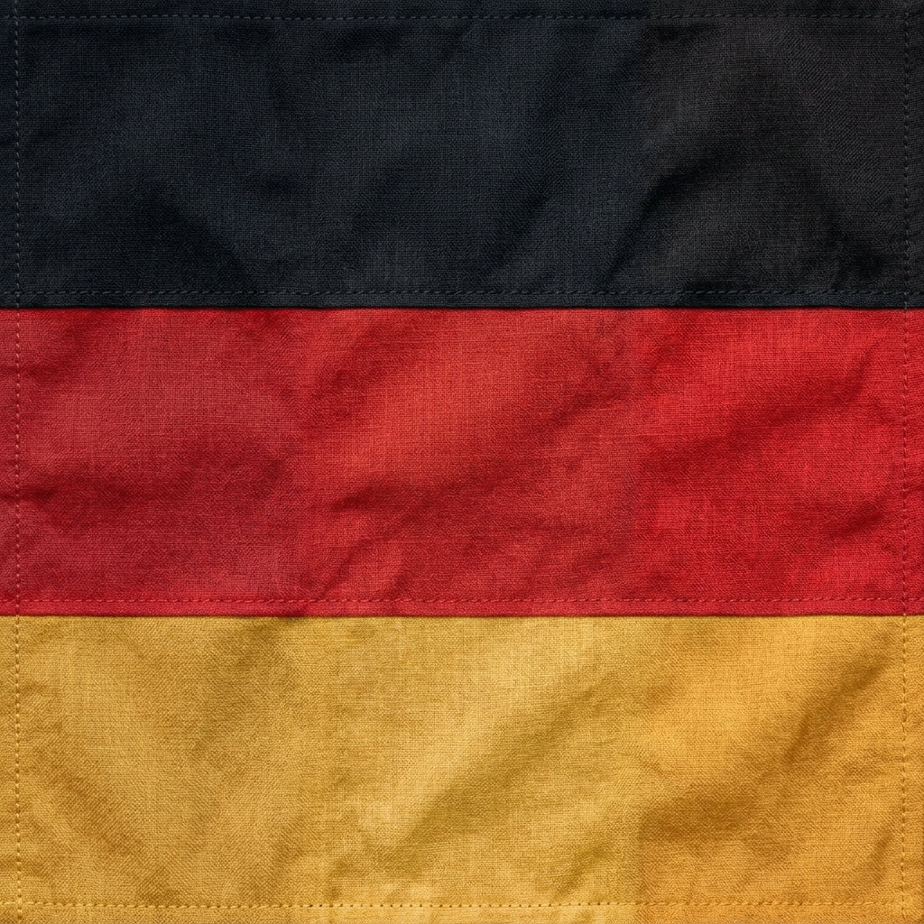 close up of german flag