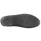 Detailed view of the flat, non-slip ribbed outsole pattern on the Bundeswehr rubber overboot