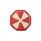 Reverse side of original US 8th Army embroidered shoulder patch