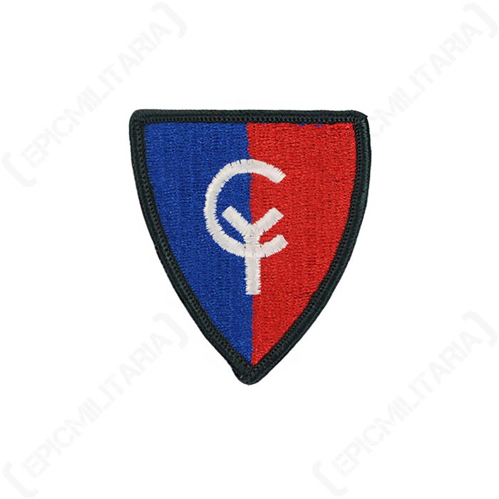 Original US Army 38th Infantry Division embroidered shoulder sleeve insignia patch front view