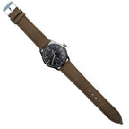 Full flat lay view of the Ailager British Army Dirty Dozen reproduction watch and canvas strap
