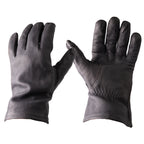 Pair of original German Army leather gloves, Grade 2 condition, showing both palm and backhand views.