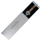 Ailager Commando British Army watch displayed in open silver slide-out presentation box