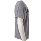 Side profile view showing the grey cotton fabric and the placement of the reflective ARMY text on the standard fit shirt.