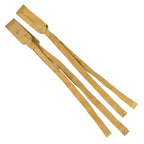 Pair of 37 Pattern webbing cross straps in khaki canvas with brass attachment points, original surplus.