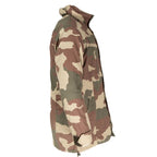 Side profile of Original Turkish Army Ripstop Parka highlighting sleeve structure