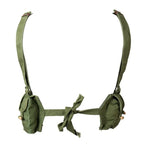 Rear view of the Chicom Type 56 SKS chest rig showing the back tie straps and side pouches