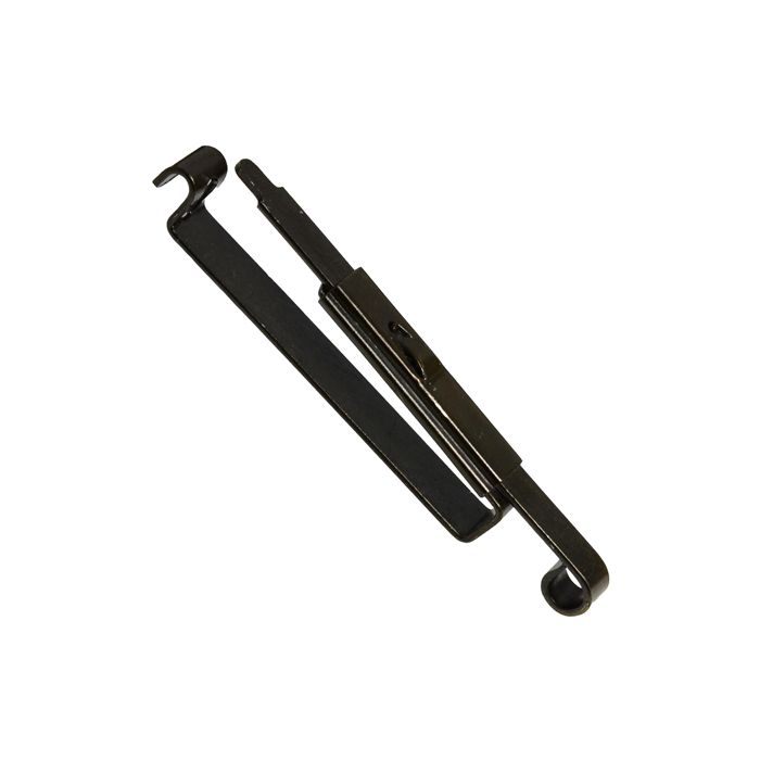 Black steel ALICE pouch belt slide keeper clip for military gear
