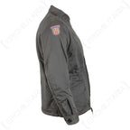 Right sleeve profile of Danish Army M71 Parka with shoulder emblem patch