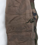 Close-up of the internal waist drawstring adjustment and fabric texture of the French T4 jacket