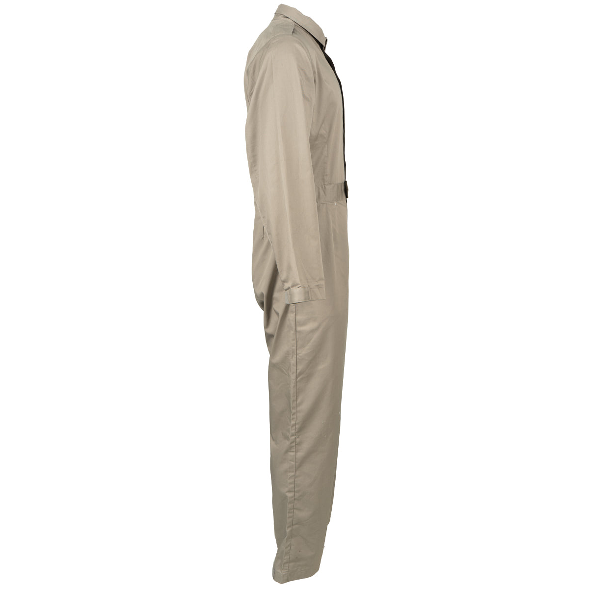 Full side profile of the durable polyester-cotton blend RAF coveralls, showing the streamlined fit for field utility.