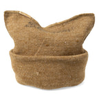 The British Army cap comforter shown folded with a clear view of the authentic vintage stamp detail.