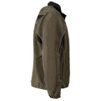 Side profile of the Austrian Bundesheer tracksuit jacket highlighting the athletic fit and sleeve design.