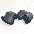 Pair of Mil-Tec black angled tactical elbow pads