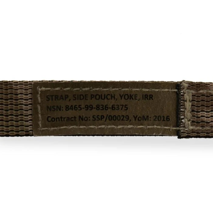 Detailed view of the contract label with NSN 8465-99-836-6375 and Year of Manufacture 2016.
