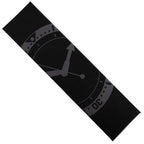 Top-down view of the black rectangular Eaglemoss packaging box decorated with a subtle, dark-toned watch face graphic.