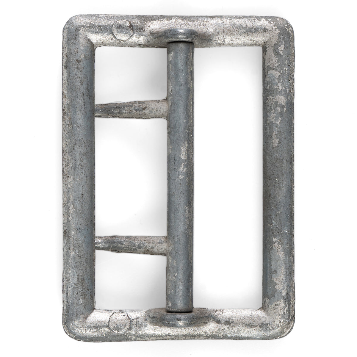 Reverse side of the original WW2 German Officer's belt buckle, showing the metal finish and construction details.