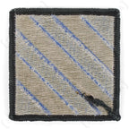 Back view showing sew-on thread weave backing on original US 3rd Infantry Division patch