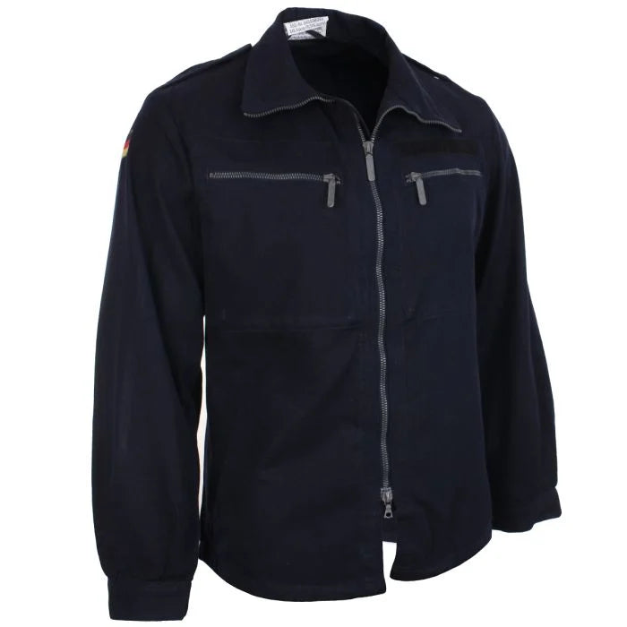 German naval deck jacket front angle displaying chest zipped pockets