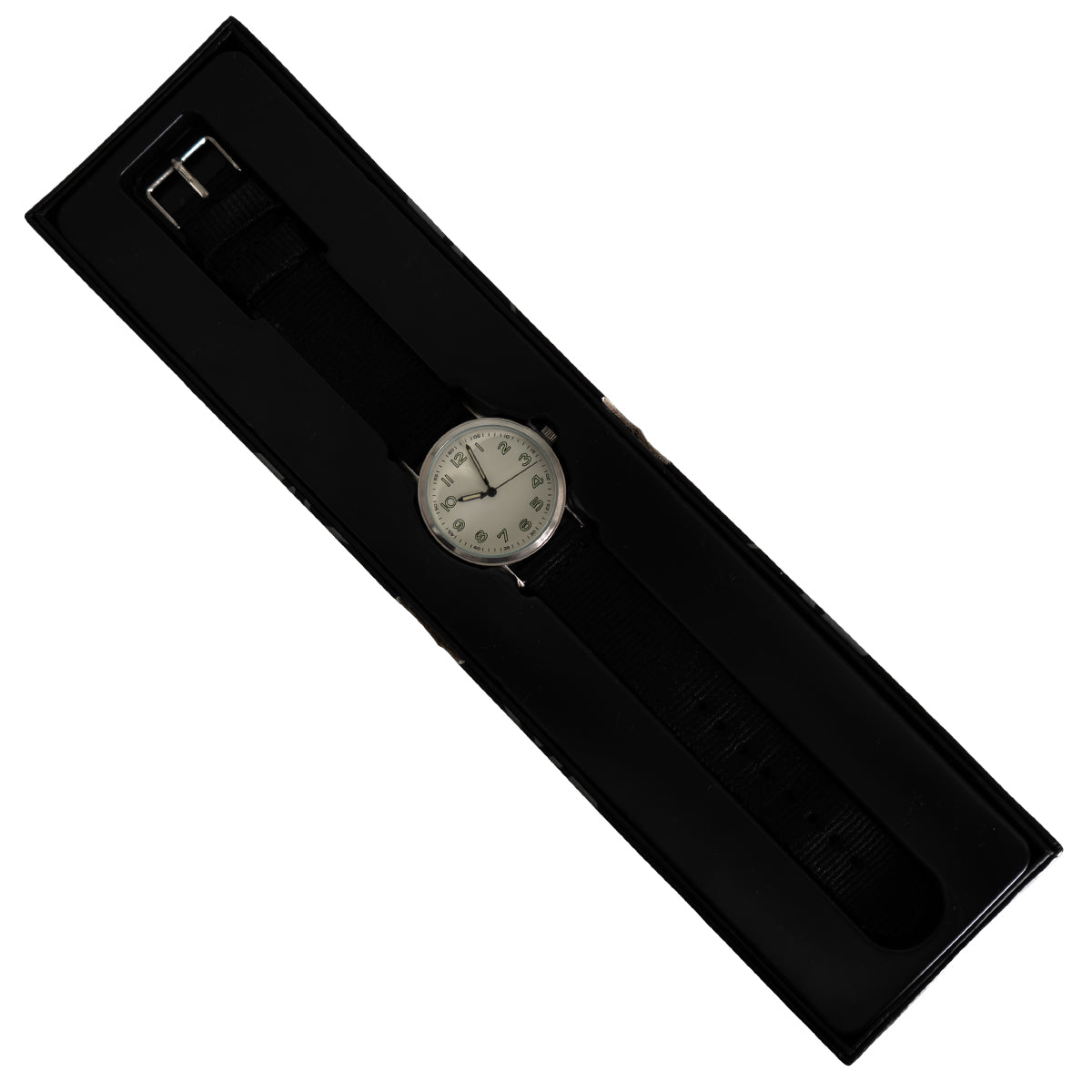 Eaglemoss issue 17 watch displayed in its original black presentation box.