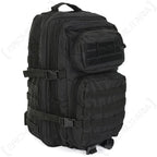 Mil-Tec 36L MOLLE Assault Pack Large side perspective showing MOLLE webbing