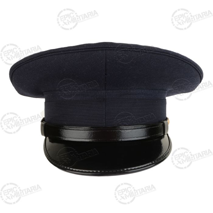 Original Italian Air Force dark blue visor cap front view