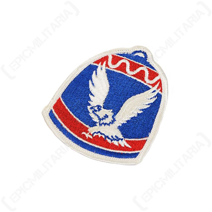 Angled view of original US Korean Military Advisory Group patch