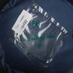 Close up of manufacturer tag Confezioni P.88 Roma inside Italian Air Force visor cap
