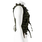 Side profile view showing the adjustable shock cord lacing system and brass eyelets