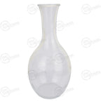 Side angle view of 1L Italian Air Force glass carafe