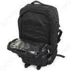 Mil-Tec 36L MOLLE Assault Pack Large secondary compartment with organizer pockets