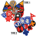 Set of 10 original post WW2 US military shoulder sleeve insignia patches overview