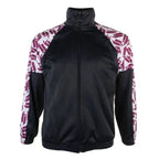 Original French Autun military sports jacket in navy with purple and white pattern front view
