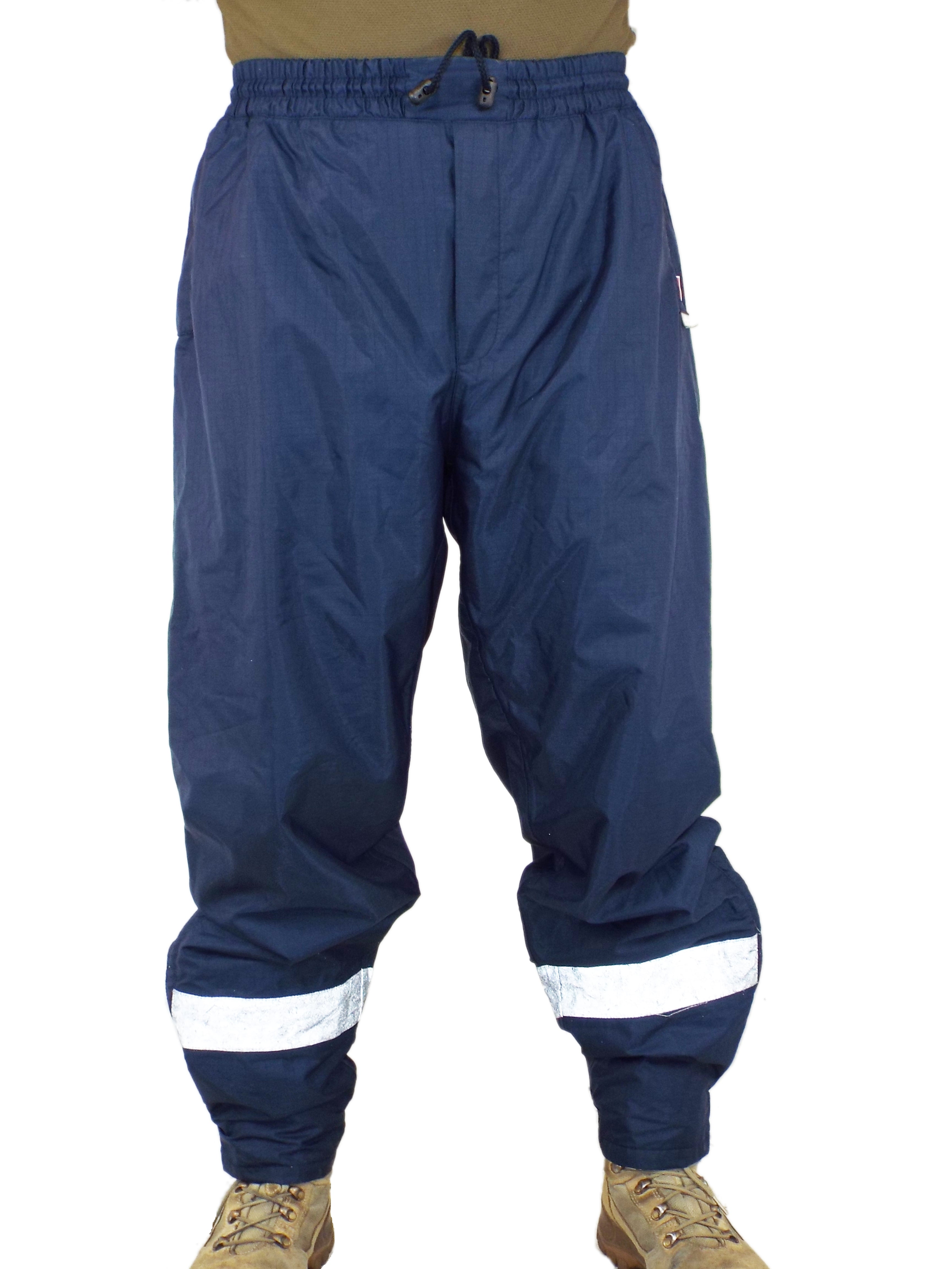 Dutch - Blue Waterproof Rip-Stop Over-Trousers with reflective band â€“ Grade 1