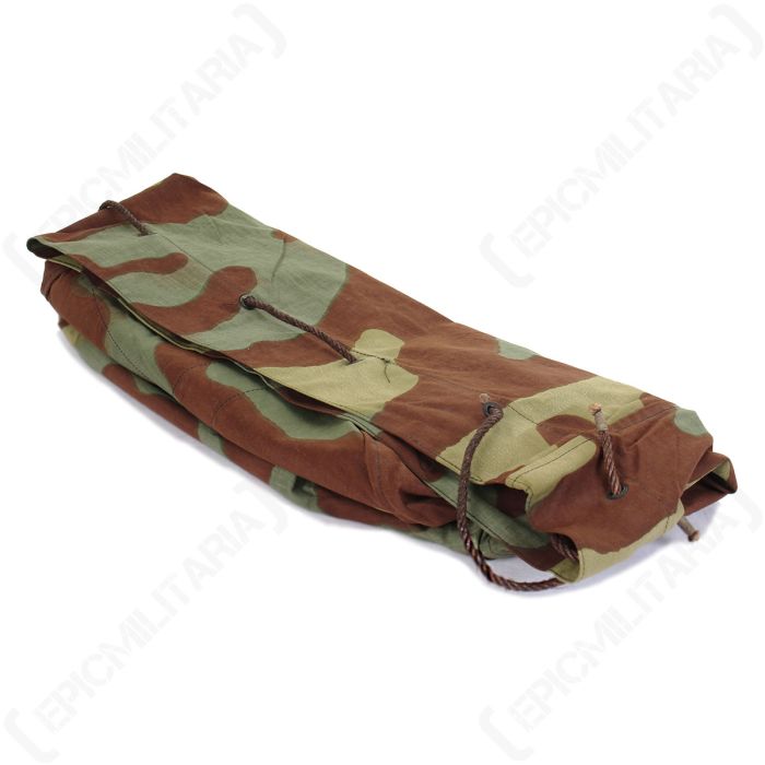 Italian Military San Marco Duffel Bag folded flat for compact storage