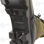 Angled side view of pair of Rothco GI style olive drab jungle boots