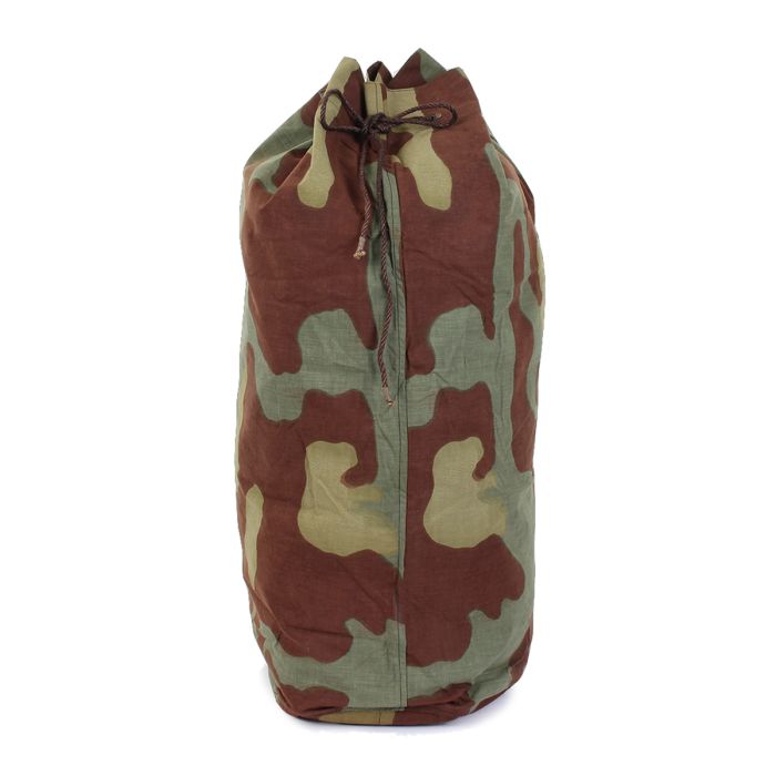Italian Military San Marco Duffel Bag stuffed standing upright