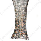 Flecktarn camouflage netting 2.4m x 3m hanging layout showing mesh texture
