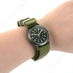Side profile view displaying the slim case depth and contoured lug design