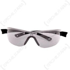 Front view of Swiss Eye F-22 tactical glasses featuring wrap-around smoke tinted lenses