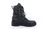 Side profile of the Bundeswehr KS2005 combat boot showing the hydrophobic leather and sturdy construction.