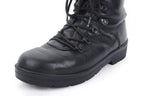 Close-up of the front toe box and speed-lacing eyelets on original German military surplus KS2005 boots.