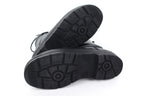 Bottom view of the vulcanized direct moulded sole on German military KS2005 boots with anti-static tread pattern.