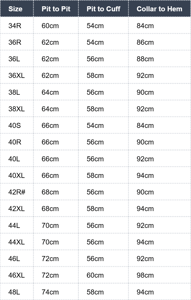 Size Guide