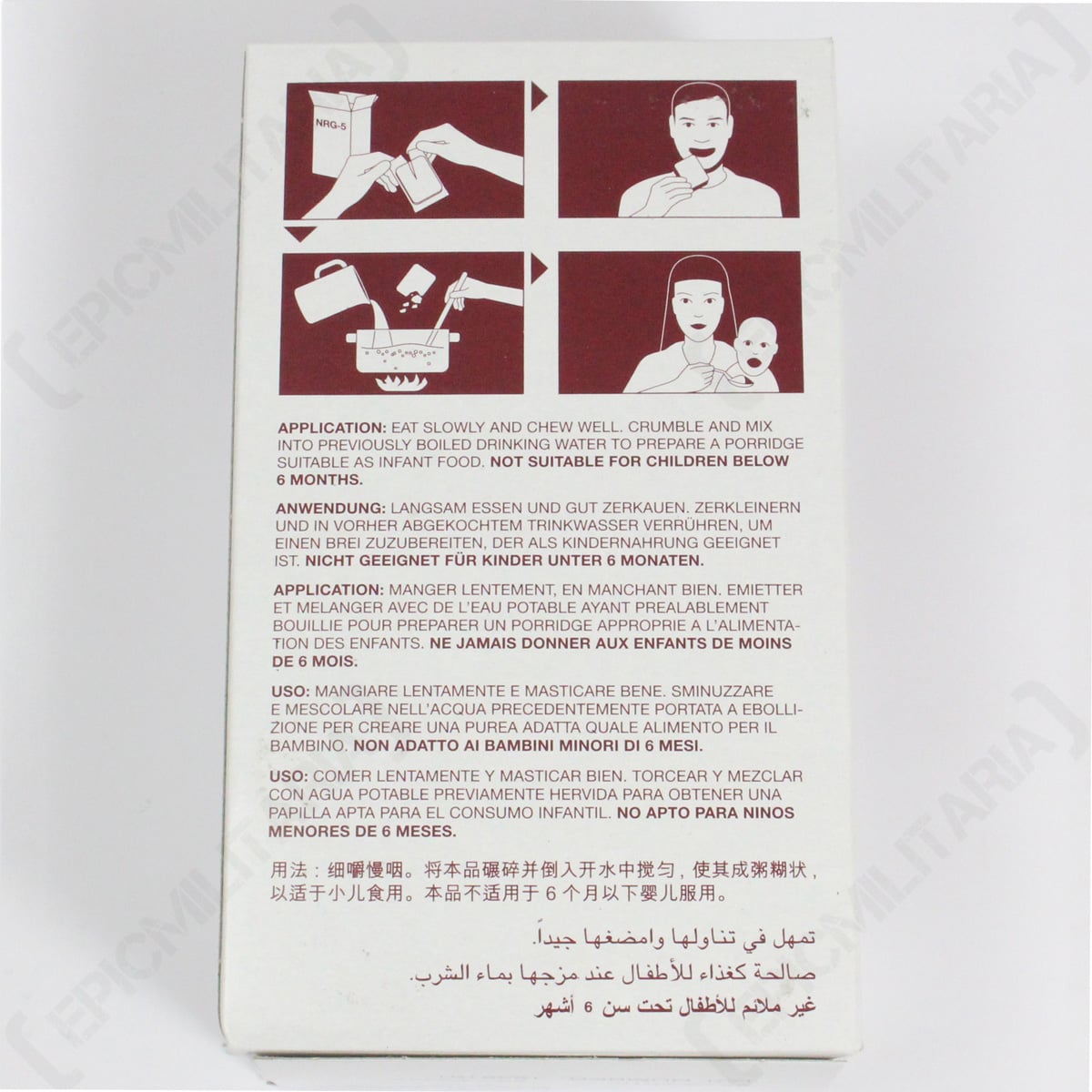 Instructions for a product on a white background