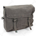 Original WW2 style 37 Pattern British Army small pack, featuring heavy-duty canvas, flap closure, and two buckle straps.