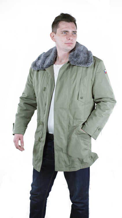 Czech Army Cold-Weather Coat â€“  GREEN - unissued