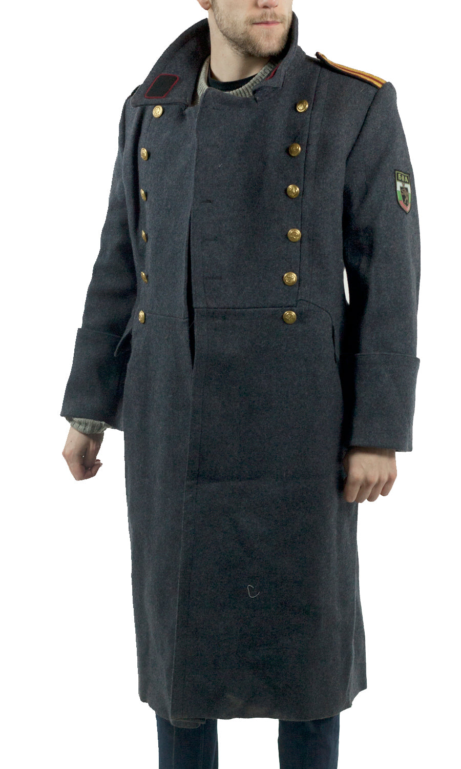 Eastern Block Army Senior Officers Grey Wool Greatcoat