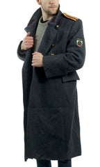 Eastern Block Army Senior Officers Grey Wool Greatcoat